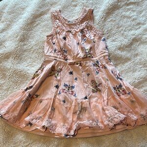 Epic Threads girls size 5 - Pink and Blue Sleeveless Sundress